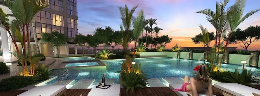 Luxestaysmnl Stylish Family 2Br Suite Poolgym 400Mbps Wifi Netflx Amazing City View Makati City Aparthotel